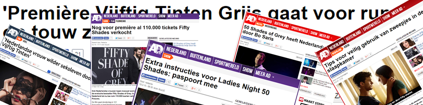 Zit er een fan van 50 Tinten Grijs op de redactie bij AD.nl?